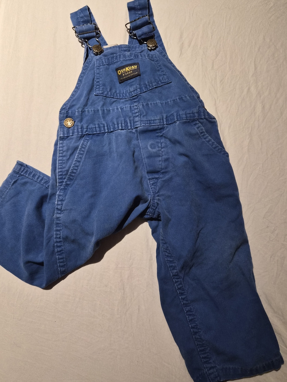 vintage oshKosh toddler blue overalls
